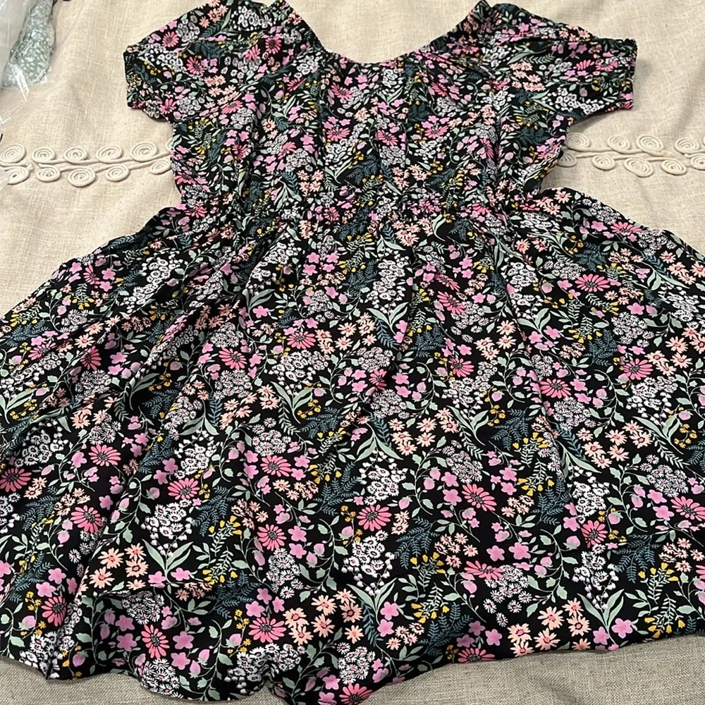 Epic Threads Little Girls Wildflower-Print Peasant Dress/NWT/6